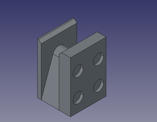 The reverse of the holder shows mounting holes for the magnets.
